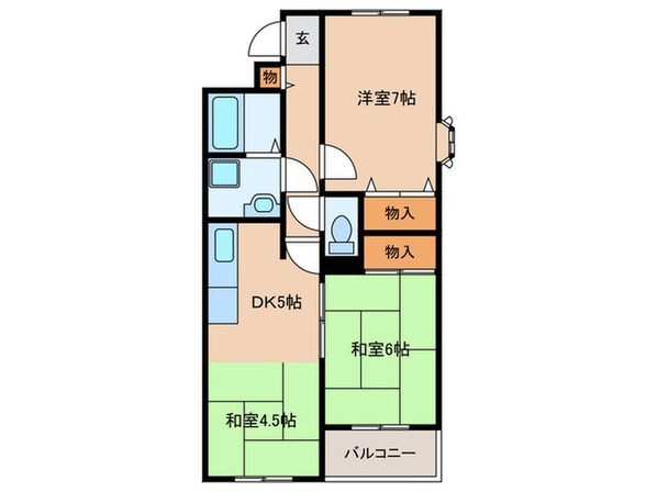 ＢＥＬＬ　ＥＰＯＱＵＥ　Ｂ棟の物件間取画像